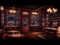 Night Owl Jazz Cafe Ambience with Relaxing Jazz Music & Rain Sounds