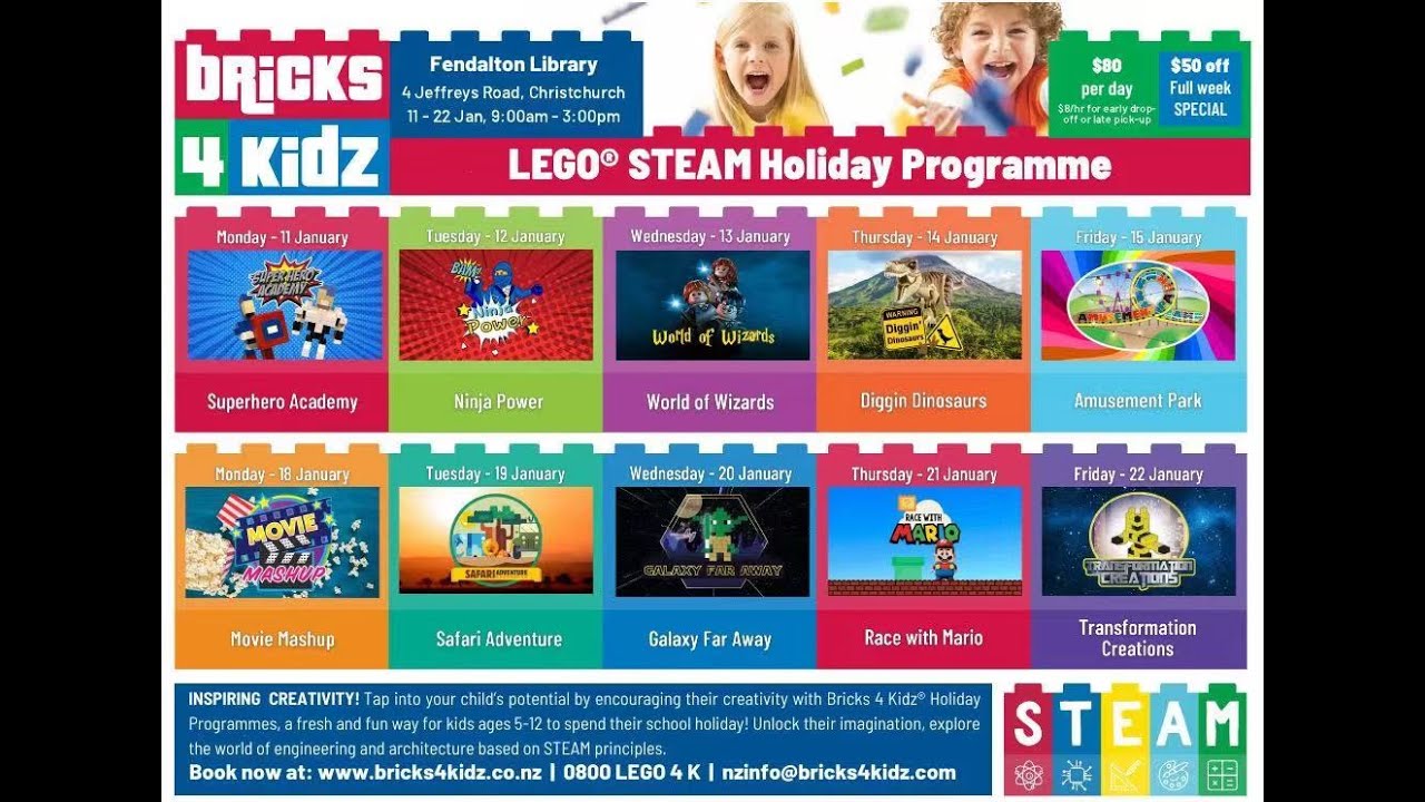 Holiday Programme Bricks4Kidz