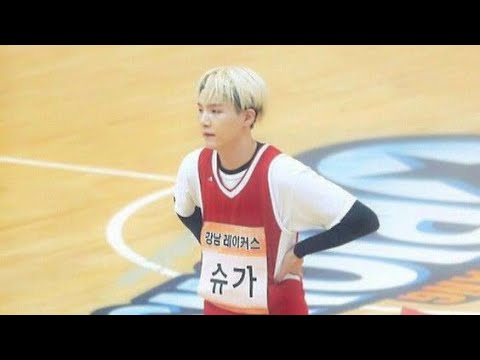 yoongi playing basketball makes my heart melt ♡