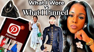 STYLING BASICS | What I Wore vs What I Pinned | Designer Dupes + Giveaway |  | Amazon + Shein Haul