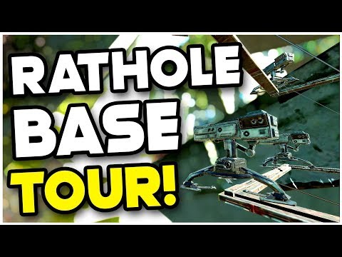 Rat Hole Base Tour! | MTS 4 Man Beginner Servers | ARK: Survival Evolved Ep 8