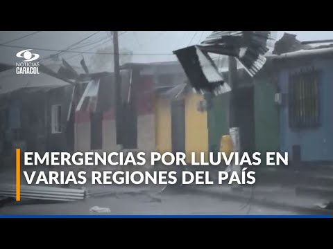 Emergencias en Chocó, Santander y Vichada por lluvias: más de 7.000 afectados