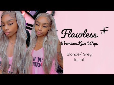 Blonde Balayage Brazilian Body Wave Wigs 24inch 13x6 Transparent Lace Human Hair Wig