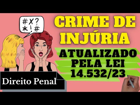 Crime of Insult Updated by Law 14,532/2023 (Criminal Law): Complete Summary