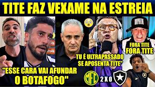 🔥OLHA O DESESPERO DO TORCEDOR DO BOTAFOGO APÓS ESTREIA DESASTROSA DO  TITE NO COMANDO DO GLORIOSO
