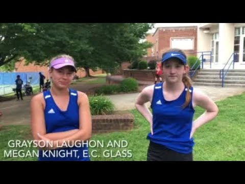 Grayson Laughon and Megan Knight win Region 4D doubles title