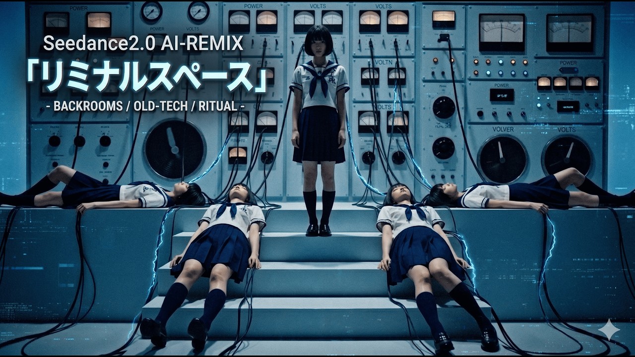 Seedance2.0 AI-REMIX 「リミナルスペース」MV TEASER