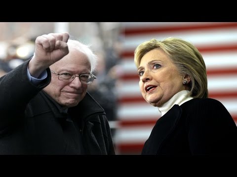 Click to Watch the Clinton has the delegates but Sanders has the movement video