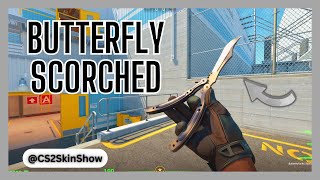 CS2 Butterfly Knife Scorched | CS2 In-game Showcase [4K]