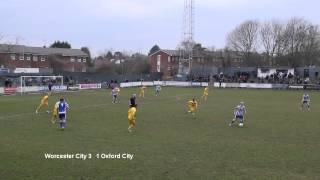 preview picture of video 'Worcester City v Oxford City'