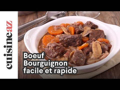 Boeuf Bourguignon facile et rapide