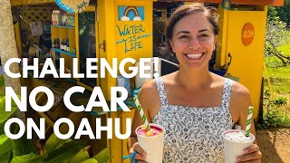 No Rental Car Challenge! 7 Day Itinerary on Oahu Hawaii Without a Rental Car