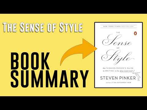 The Sense of Style by Steven Pinker Free Summary Audiobook