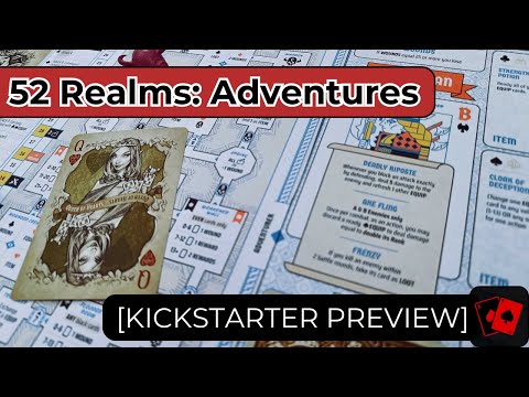 Kickstarter Preview | 52 Realms: Adventures