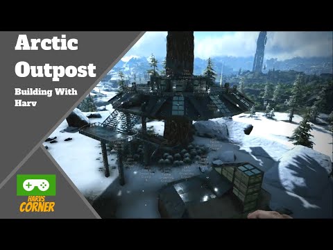 Ark Building Designs: Arctic Outpost Speed Build (Valguero, No Mod)