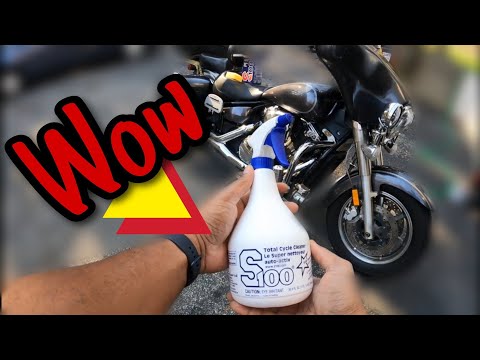 I cleaned my Motorcycle with this amazing product | s100