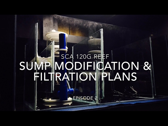 SCA 120 Gallon Reef Tank | Ep.2 | Sump Modification & Filtration Plans