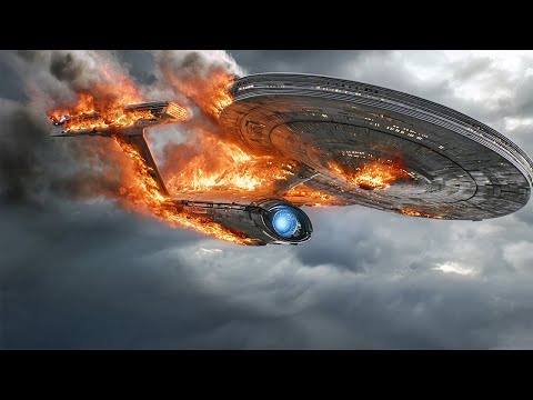 Eerie Cosmic Anomaly Engulfs Lone Starfleet Ship (2026) 4K Scene | Star Trek: Starfleet Academy Clip