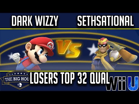 The Big House 8  LOSERS TOP 32 QUAL - C2F | Dark Wizzy (Mario) vs  SETHsational (Captain Falcon)