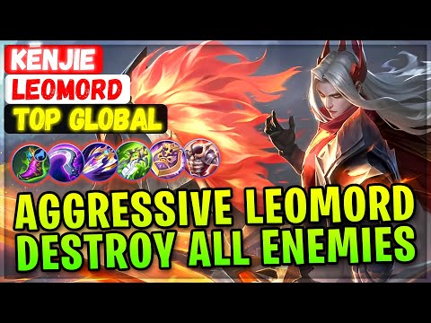 Aggressive Leomord Destroy All Enemies [ Top Global Leomord ] Kēnjie Mobile Legends Emblem And Build