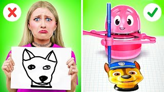 GERÄTE VS. TRICKS⚡️ Coole Zeichen-Gadgets &amp; DIY-Ideen von YOWZA