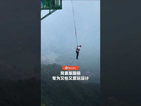 網：還有再窩囊一點的嗎... #bungeejumping #萬萬沒想到 #slow #窩囊 #笨豬跳