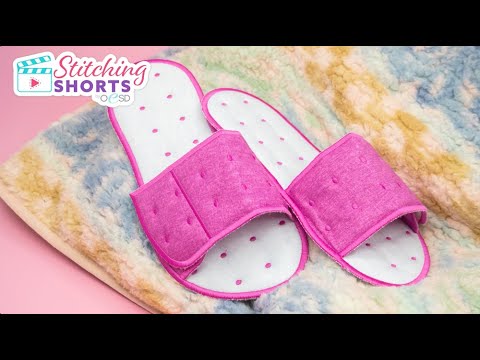 In the Hoop Slippers! Fun Machine Embroidery That's Functional Too!