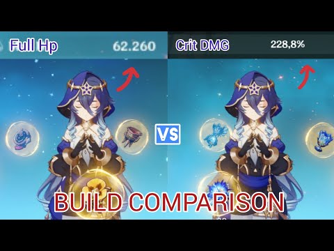 Layla Full Hp VS Crit DMG, Whats is the best? #genshinimpactgameplay #layla