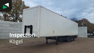 العربات نصف المقطورة شاحنة مقفلة Kögel SP24 S24-2 3 axles Tail gate | صورة 2 - Autoline