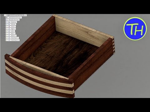 Dovetail Drawer [with Fusion 360 3D CAD file]