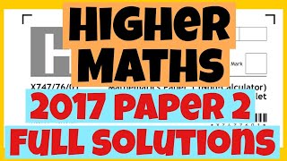 Higher 2017 Paper 2