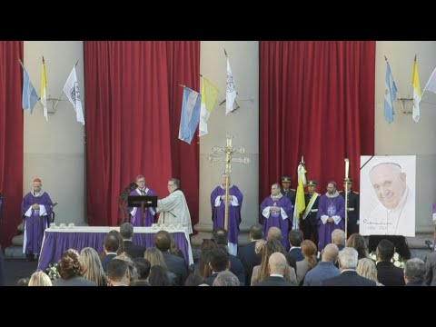 Mass in honor of Pope Francis at Buenos Aires Cathedral on funeral day | AFP