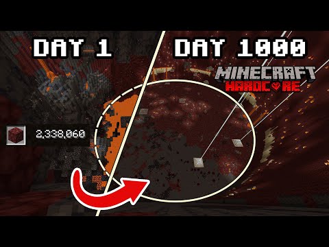 1000 Days NO TOTEM in Hardcore Minecraft
