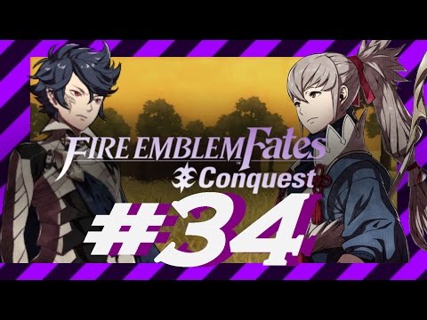 Fire Emblem Fates [ Conquest ] PART 34 - TAKUMI, AND THE "GREAT WALL"!