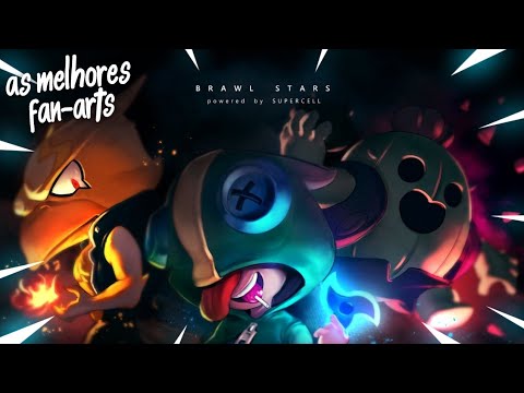 ULTIMATE FAN-ARTS! AS MELHORES FAN-ARTS DE BRAWL STARS 2! (Brawl Stars)