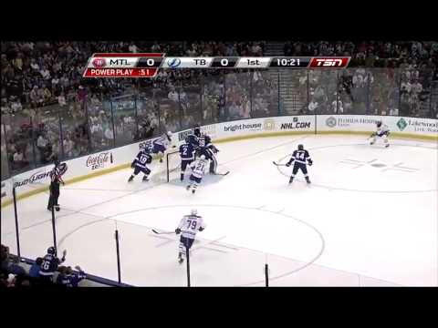 Anders Lindback Unbelievable Save vs Montreal Canadiens 2/12/13