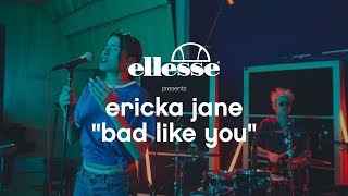 Ericka Jane singing Bad Like You at the ellesse Make it Music session