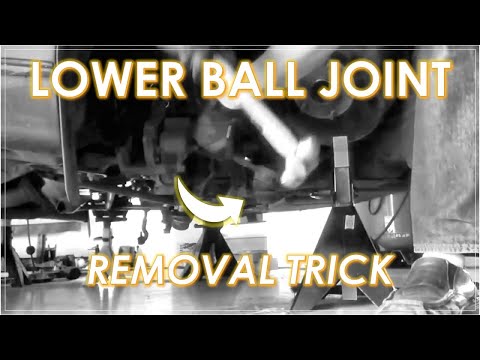 Lower Ball Joint Removal Trick (LEXUS GS300/400/430 & SC430)