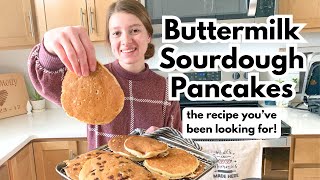 My Super Easy Buttermilk Sourdough Pancakes | Better Than Boxed!