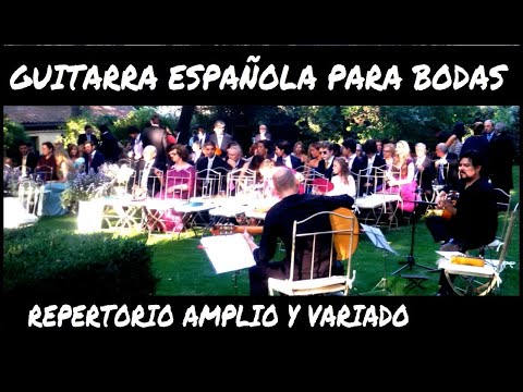 Guitarra española para amenizaciones, bodas y eventos