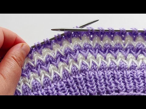 Einfaches und schönes Strickmuster