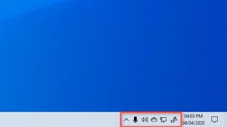 How to disable or enable icons in the system tray for Windows 10 thumbnail