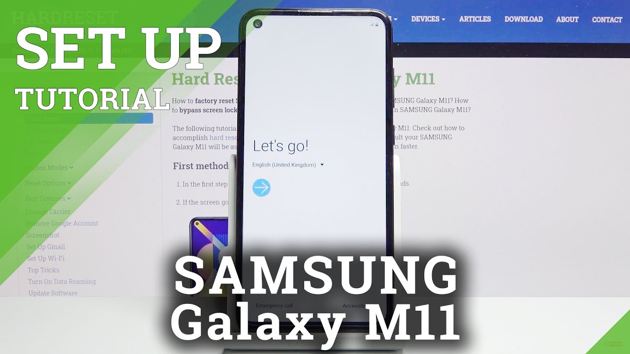 How to Set Up SAMSUNG Galaxy M11 – First Activation