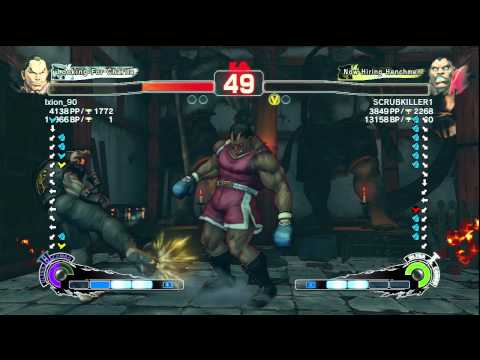 SSF4 AE: Ixion_90 (Dan) vs SCRUBKILLER1 (Balrog)