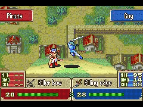 Fire Emblem 7 - Blazing Sword [Hector Hard Mode] Chapter 17x - Port of Badon