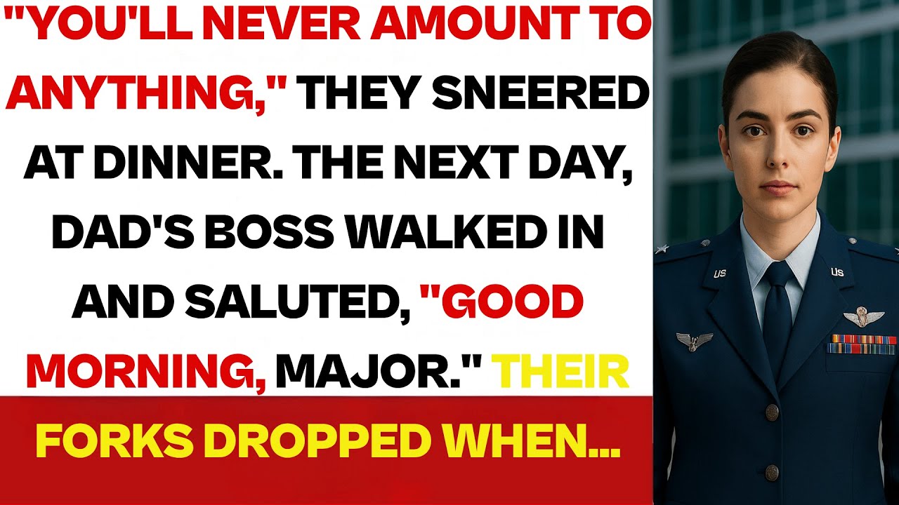 At Family Dinner, They Mocked Me As Worthless—Then Dad's Boss Addressed Me As Sir.