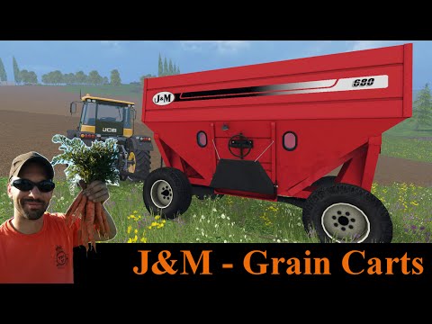 Farming Simulator 2015 Mods Mash Up - J & M Grain Carts