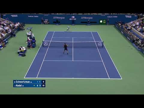 Rafael Nadal and Diego Schwartzman's Amazing Rally | US Open 2019 Hot Shots