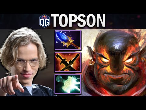 OG.TOPSON EMBER SPIRIT VS ANA CLOCKWERK - DOTA 2 7.28 GAMEPLAY