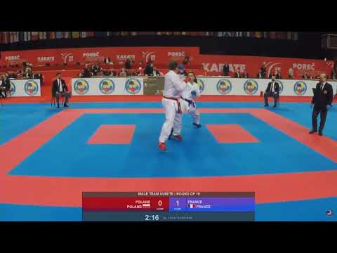 EKF Senior Championships Kumite Equip France vs Poland